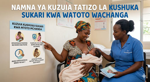 Jinsi ya kuzuia tatizo la kushuka sukari kwa watoto wachanga