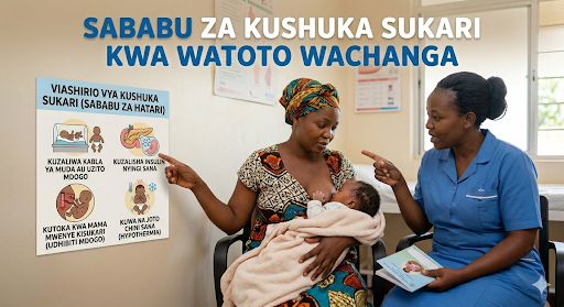 Sababu za kushuka sukari kwa watoto wachanga