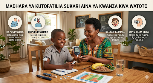 Madhara ya kutofatilia sukari aina ya kwanza kwa watoto