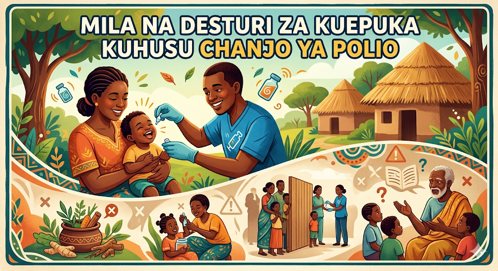 Mila na desturi za kuepuka kuhusu chanjo ya polio
