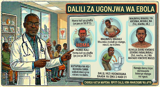 Dalili za ugonjwa wa ebola