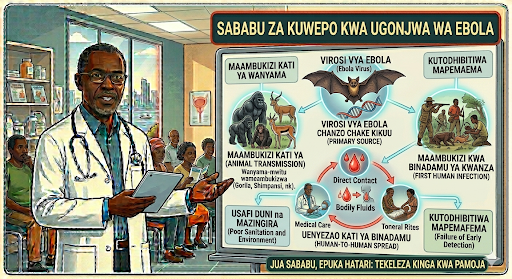 Sababu za kuwepo kwa ugonjwa wa ebola